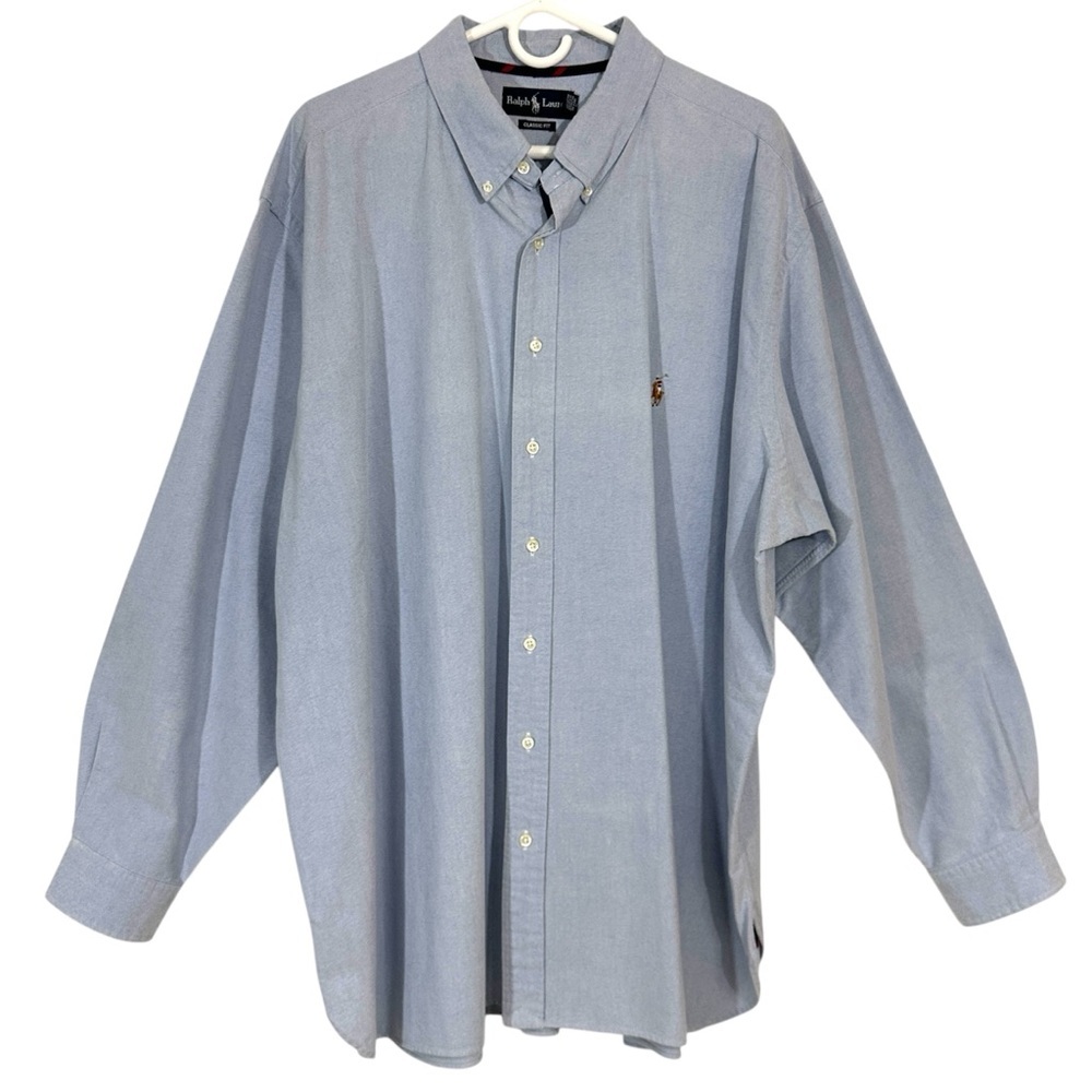 Polo Ralph Lauren Blue Button-Down Oxford Shirt